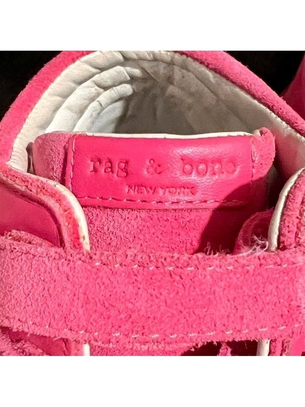 RAG AND BONE Nova Peony suede high top sneakers. Size 37. NWOT - Picture 7 of 13